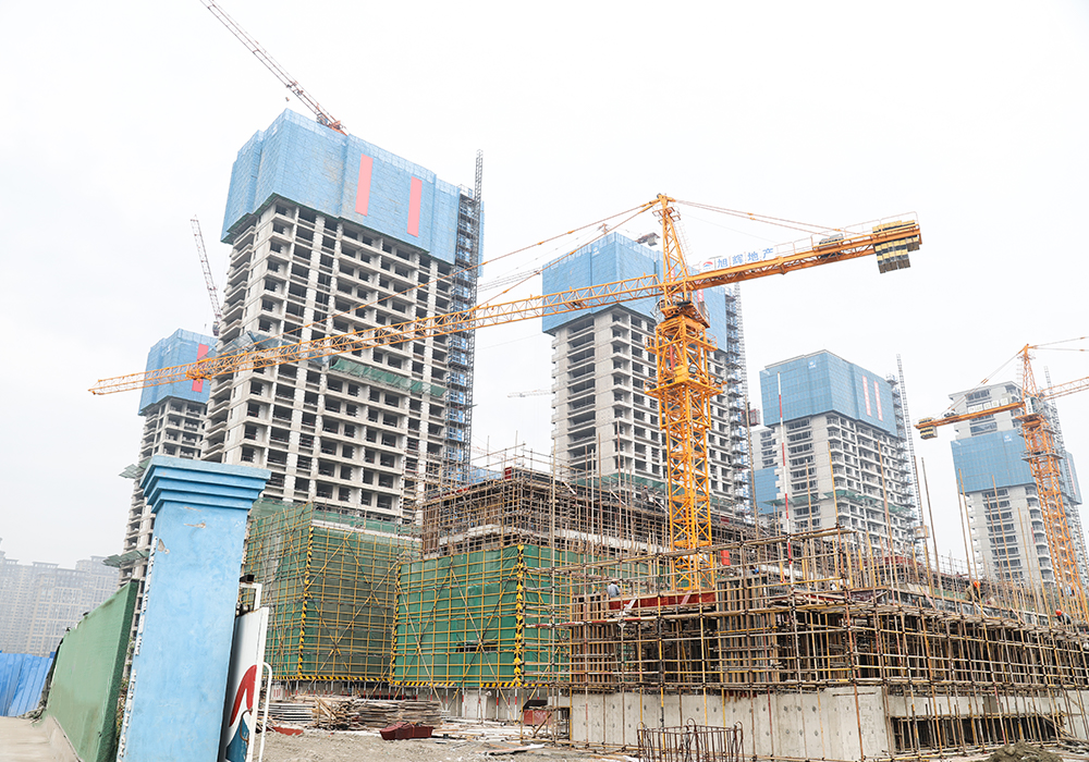 QTZ200 (6030、7020) Topkit Tower Crane 10/12T Jib طول 60/70M